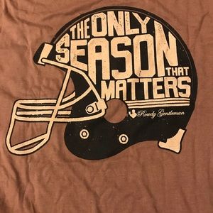 Rowdy Gentleman Long Sleeve Football Pocket Tee